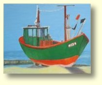 Obraz olejny - ��dka - Malarstwo - Celina Dobke