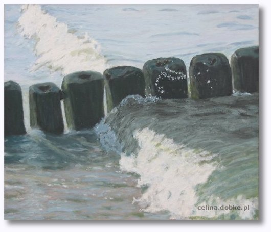 Obraz olejny - Morze - Malarstwo - Celina Dobke
